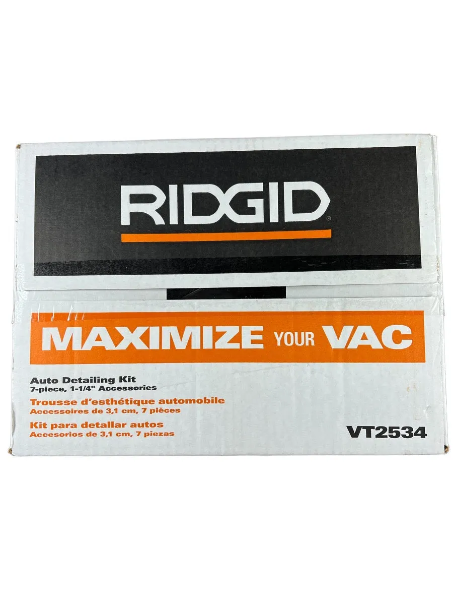 RIDGID 1-1/4 in. Premium Car Cleaning Accessory Kit for RIDGID Wet/Dry Shop Vacuums