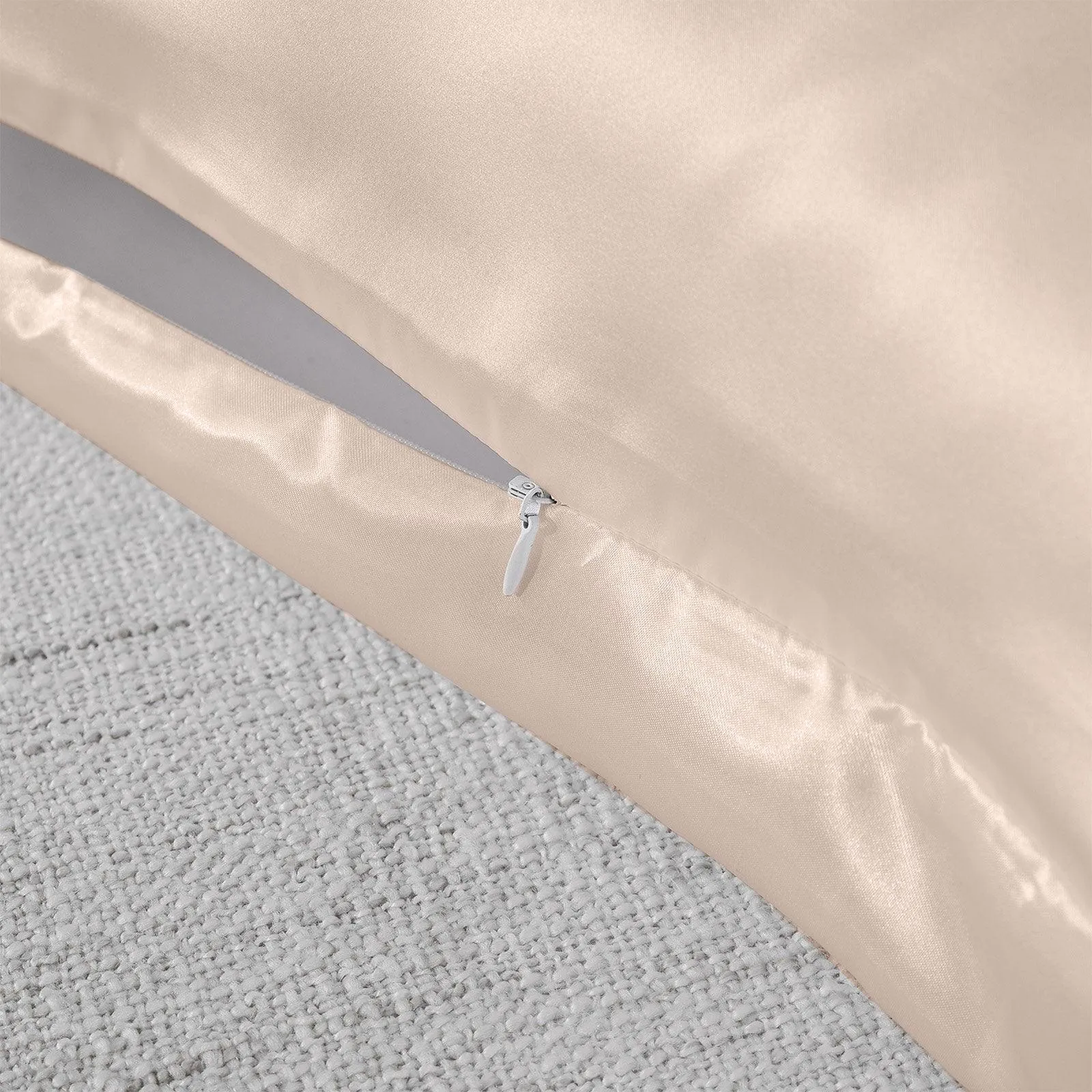 Royal Comfort Pure Silk Pillow Case 100% Mulberry Silk Hypoallergenic Pillowcase - Champagne Pink