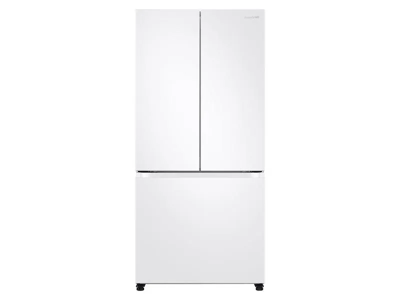 Samsung 19.5 cu. ft. Smart 3-Door French Door Refrigerator in White