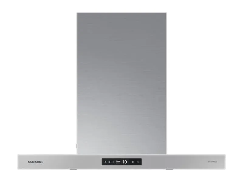 Samsung NK36CB700WCGAA 36" Bespoke Smart Wall Mount Hood with LCD Display in Clean Grey