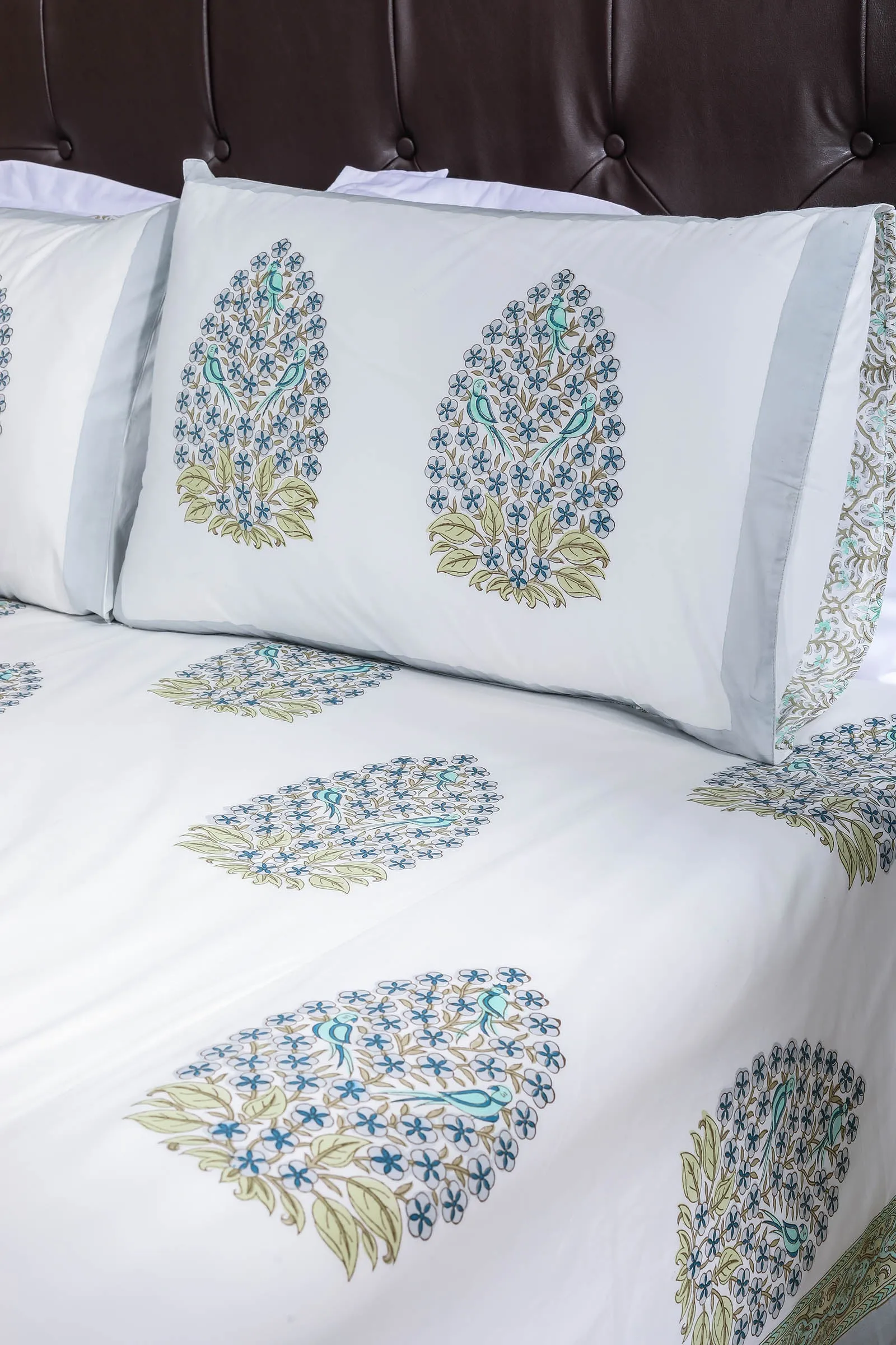 Sara Paisley Cotton Percale Bedsheet