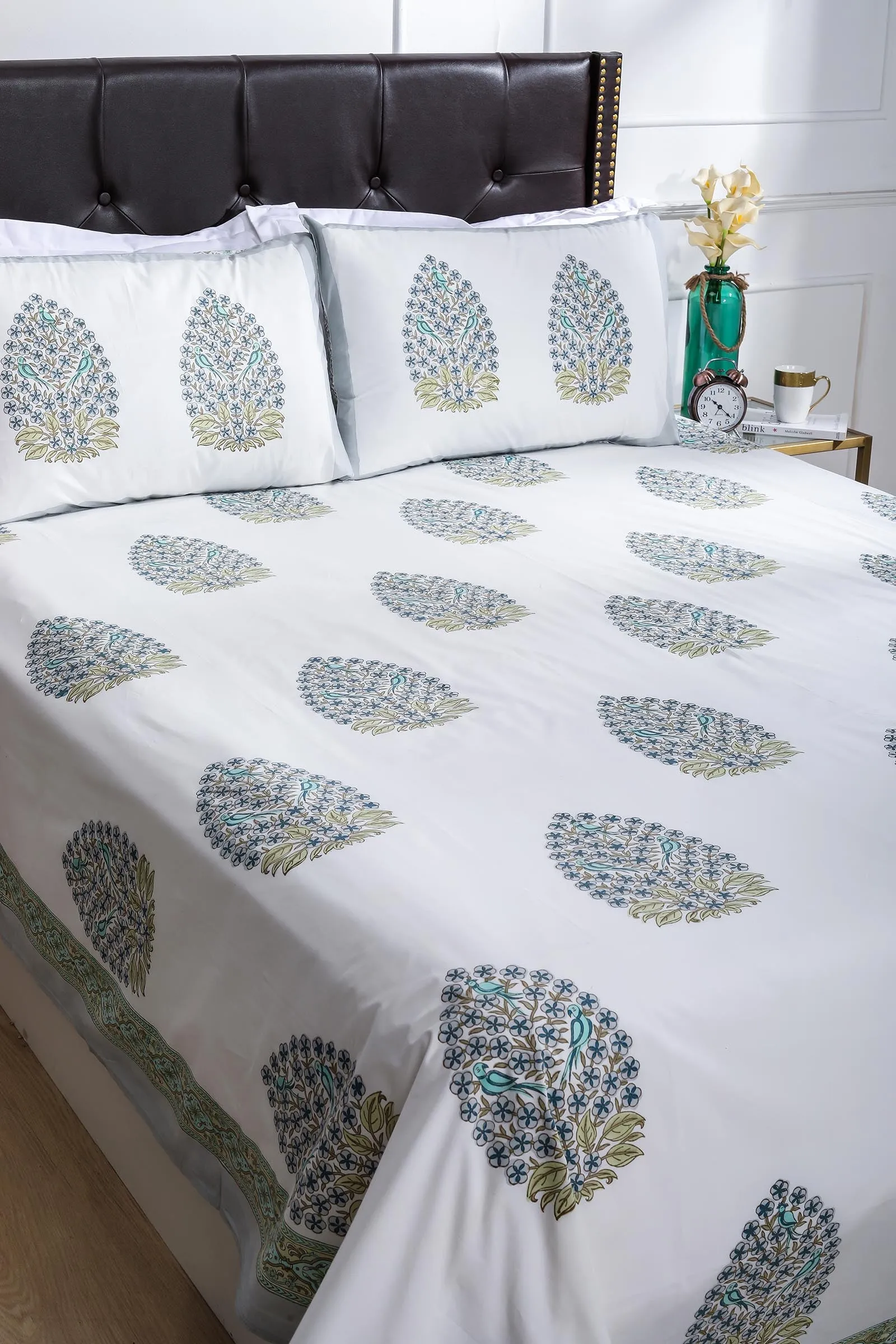 Sara Paisley Cotton Percale Bedsheet