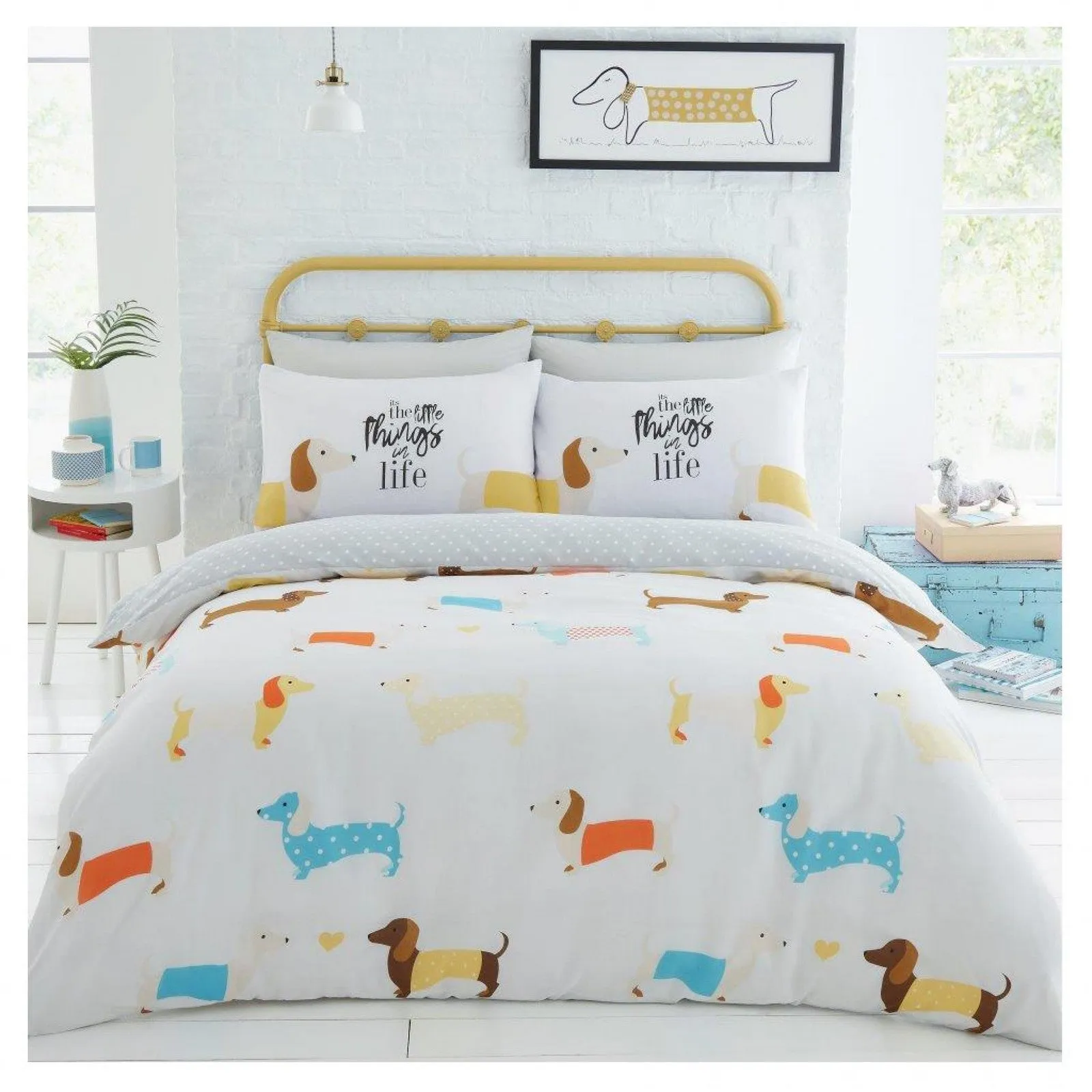 Sausage Dog Duvet Set