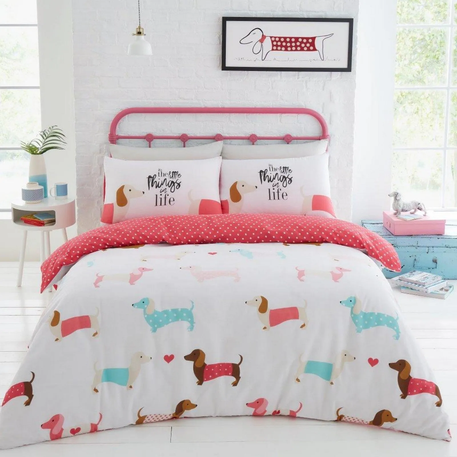 Sausage Dog Duvet Set