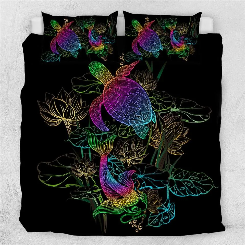 Sea Turtle and Koi Bedding Set