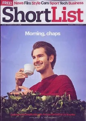 Shortlist Magazine January 2017 Andrew Garfield interview