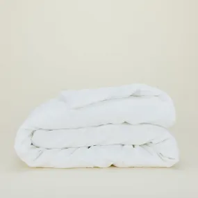 Simple Linen Duvet - White