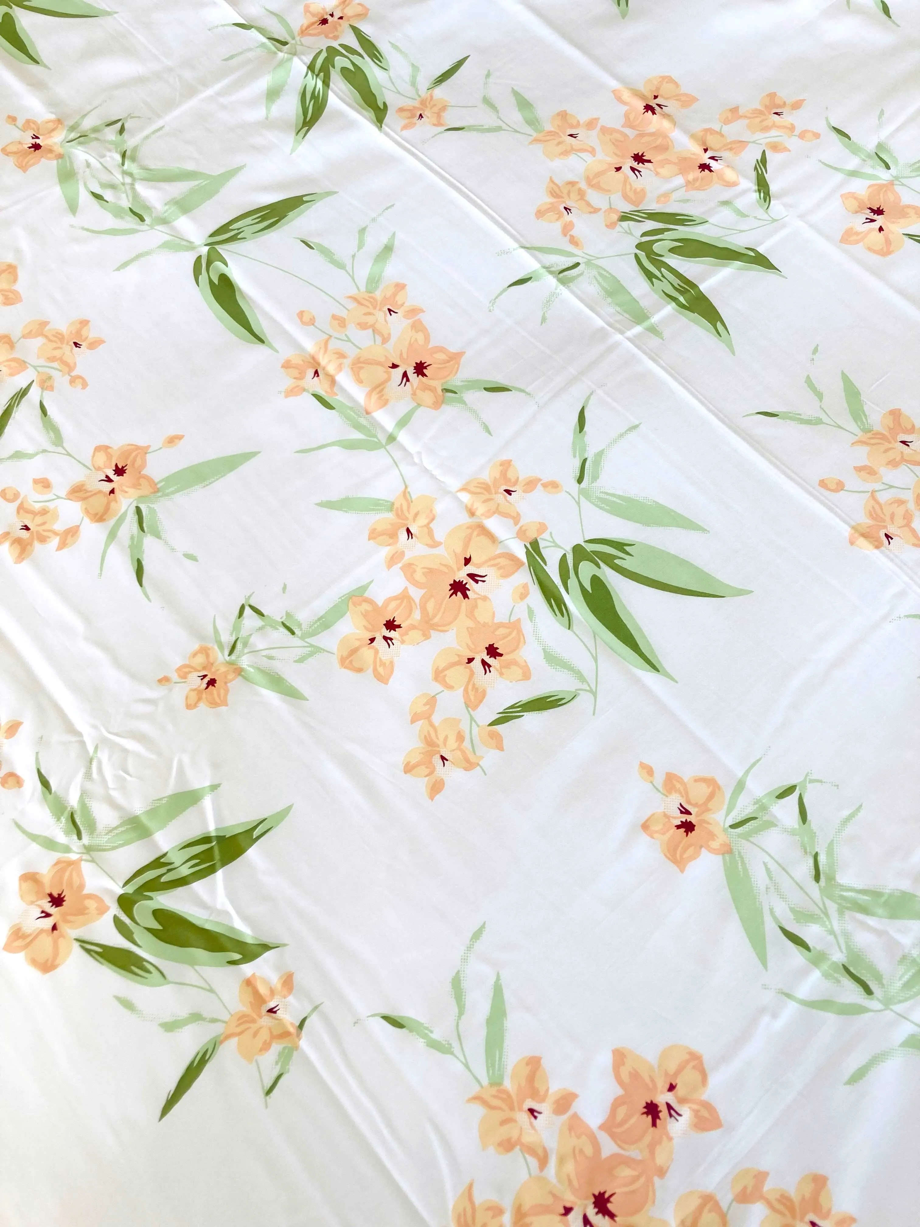 Simple Luxury Victorian Orange Sheet set