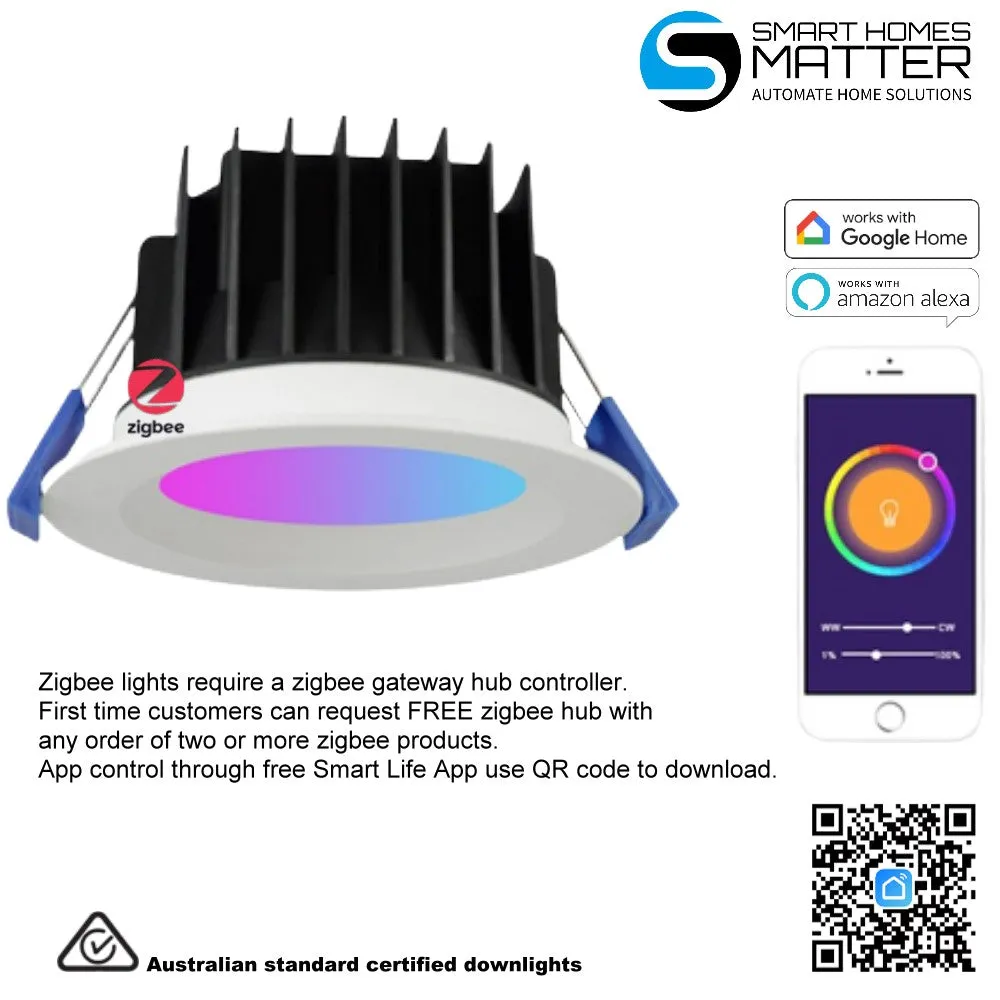 Smart colour 90mm downlight builder packs, best value