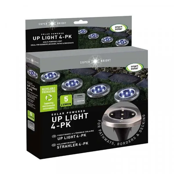 Smart Solar SuperBright Up Light 4-Pack 5L