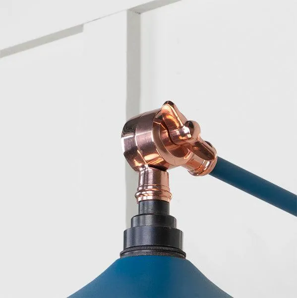 Smooth Copper Flora Wall Light in Upstream | From The Anvil