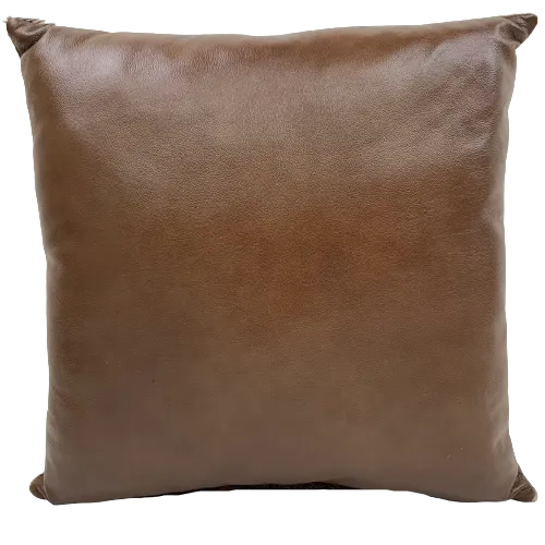 Square Pillow - Brown Brindle Cowhide Pillow - 18" x 18" (PIL074)