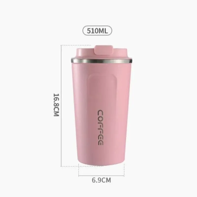 Stainless Steel Coffee Cup With Temperature Display