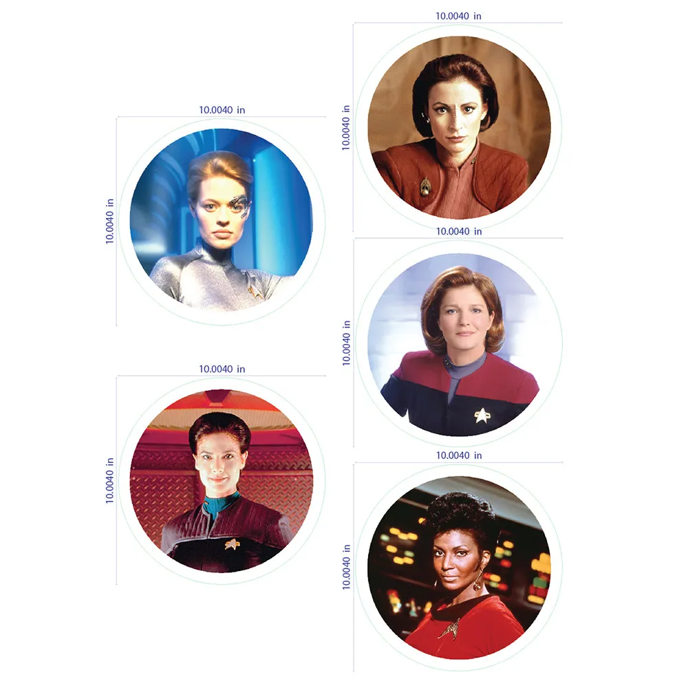 Star Trek Women Of Star Trek Wall Sticker Sheet