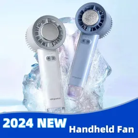 Summer Gadget Handheld Turbo Jet Fan Mini Portable Ice Cold Fan Generation Brushless Motor Wind High Speed Duct Fans Violent Blower