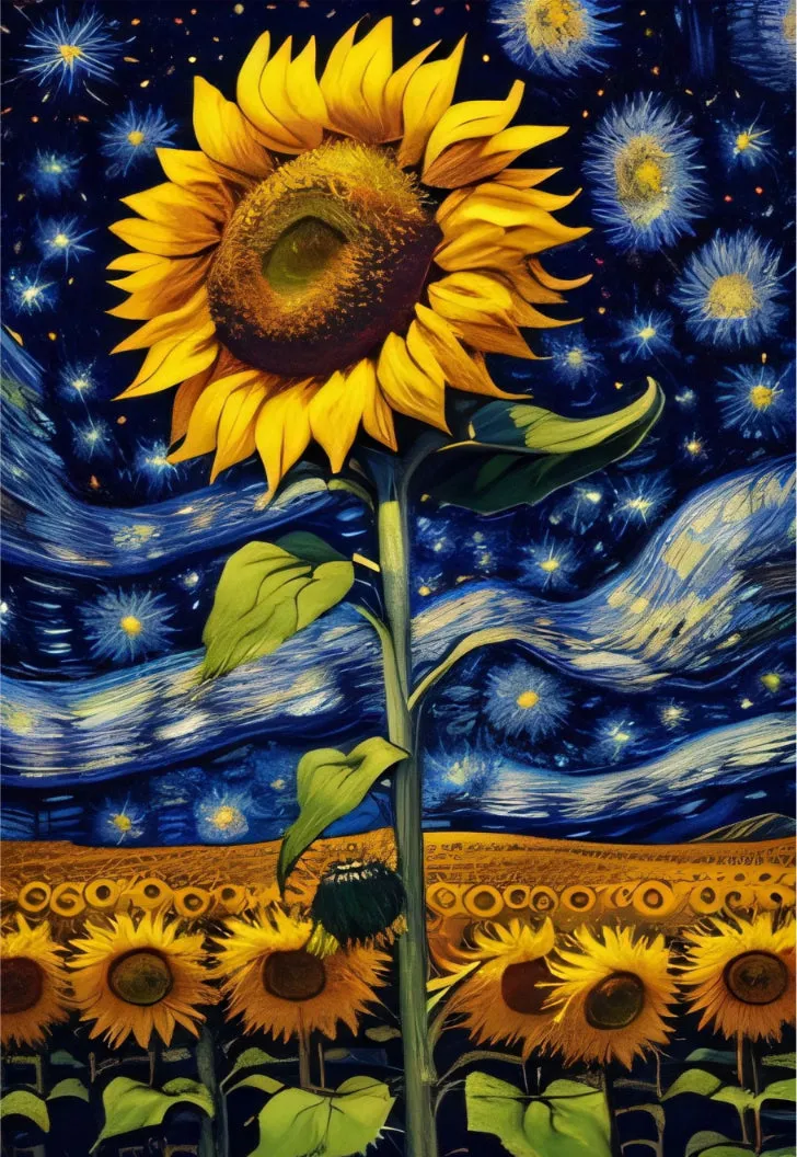 Sunflower Van Gogh Poster