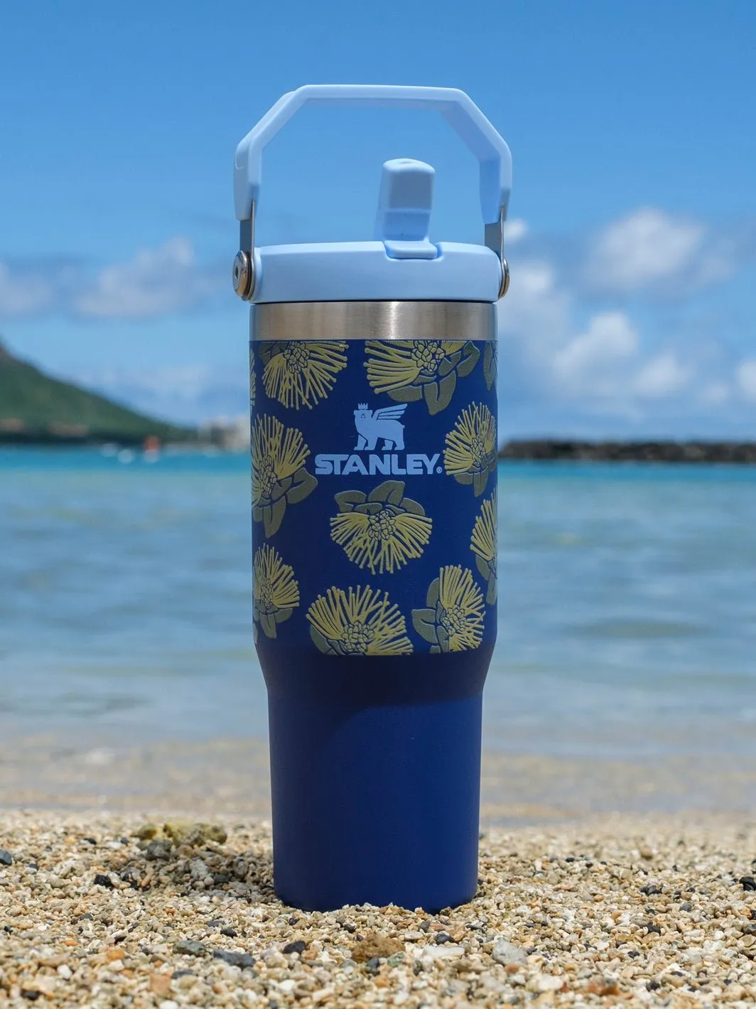 T&C Surf 30 oz Ohia Aloha Stanley The IcefIow™ Flip Straw Tumbler