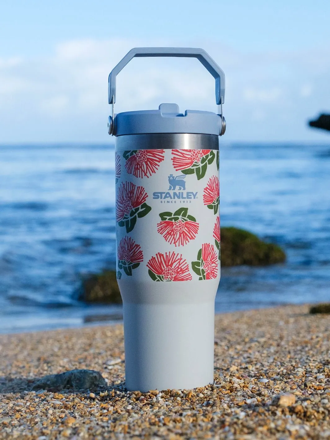 T&C Surf 30 oz Ohia Aloha Stanley The IcefIow™ Flip Straw Tumbler