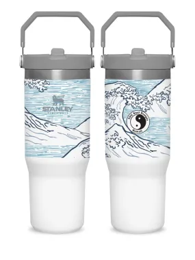 T&C Surf 30 oz Stoked Hokusai Stanley The IcefIow™ Flip Straw Tumbler