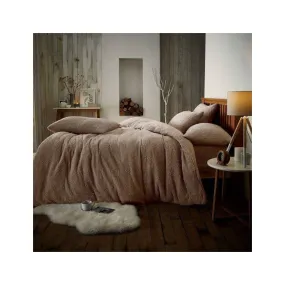 Teddy Fleece Snuggle Mink Duvet Set - Single/Double/King