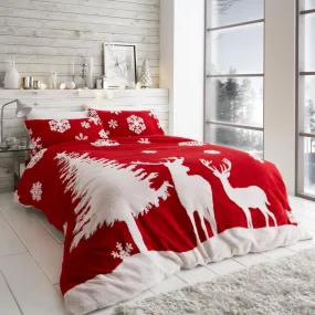 Teddy Winter Deer Duvet Set