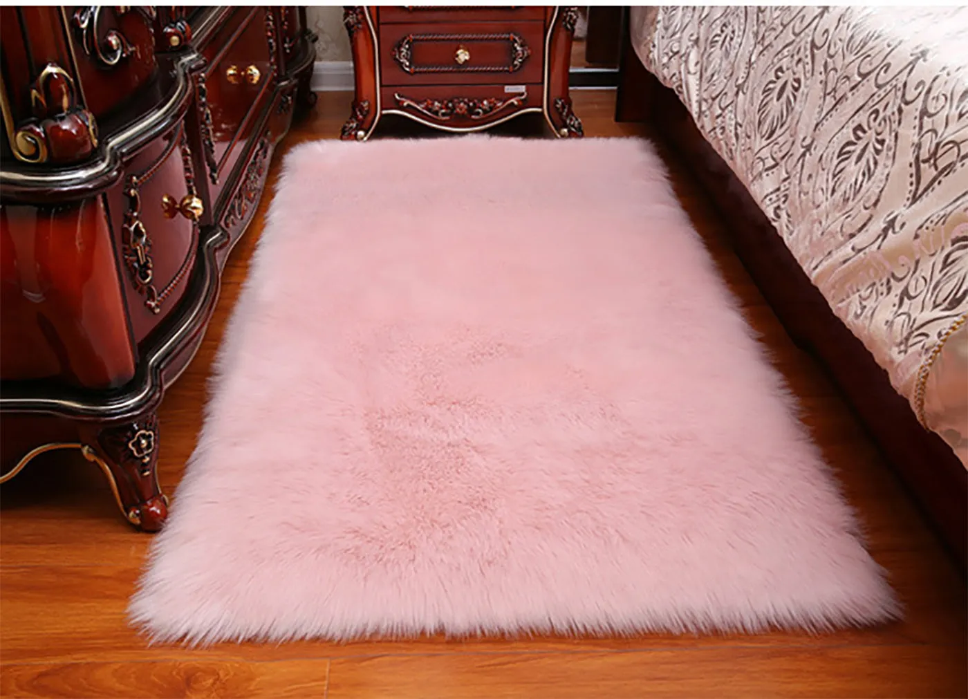 Thicken Faux Fur Rugs Plush Carpet area rug