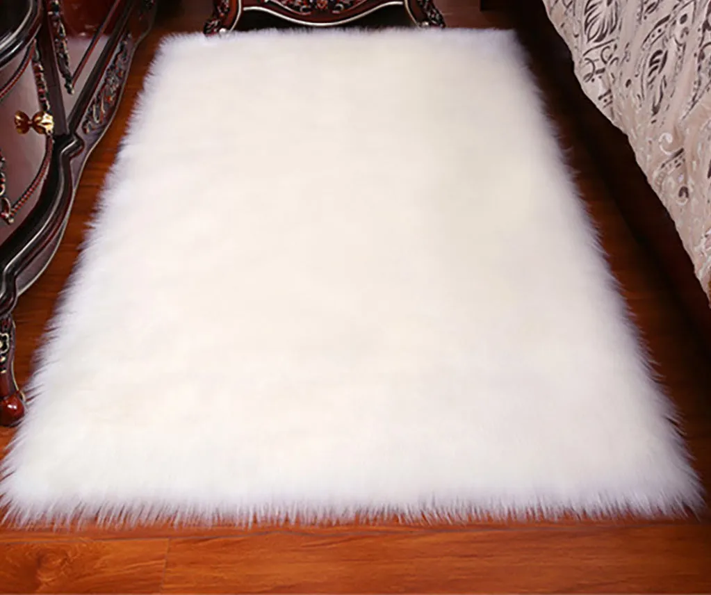 Thicken Faux Fur Rugs Plush Carpet area rug