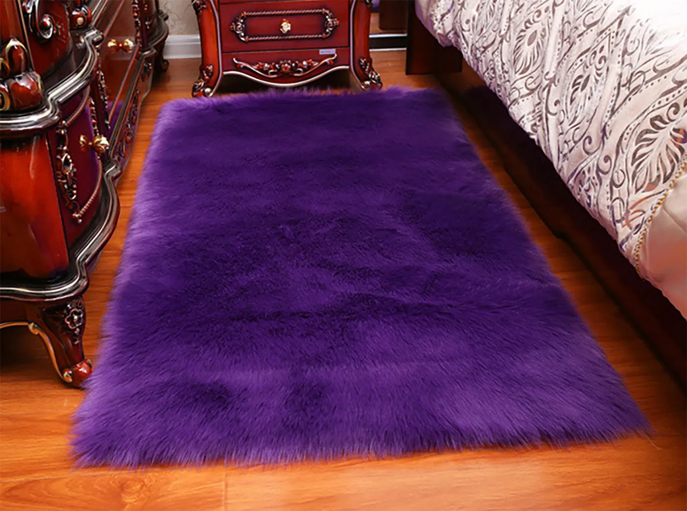 Thicken Faux Fur Rugs Plush Carpet area rug