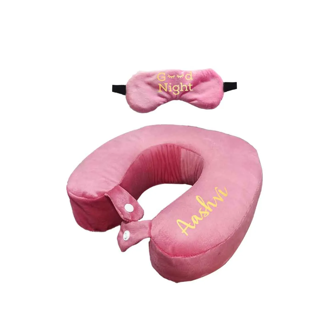 Travel Neck Pillow with Name-Memory foam Airplane Pillow