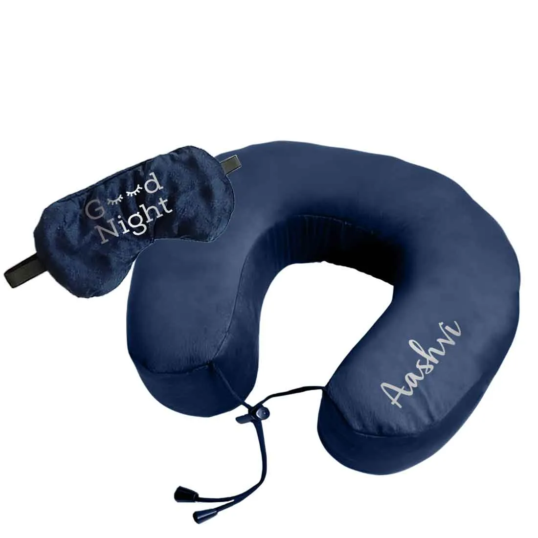 Travel Neck Pillow with Name-Memory foam Airplane Pillow