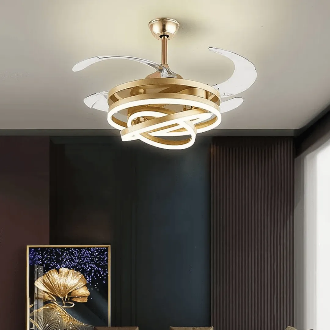 Trinity Nezha Chandelier Ceiling Fan with Remote Control