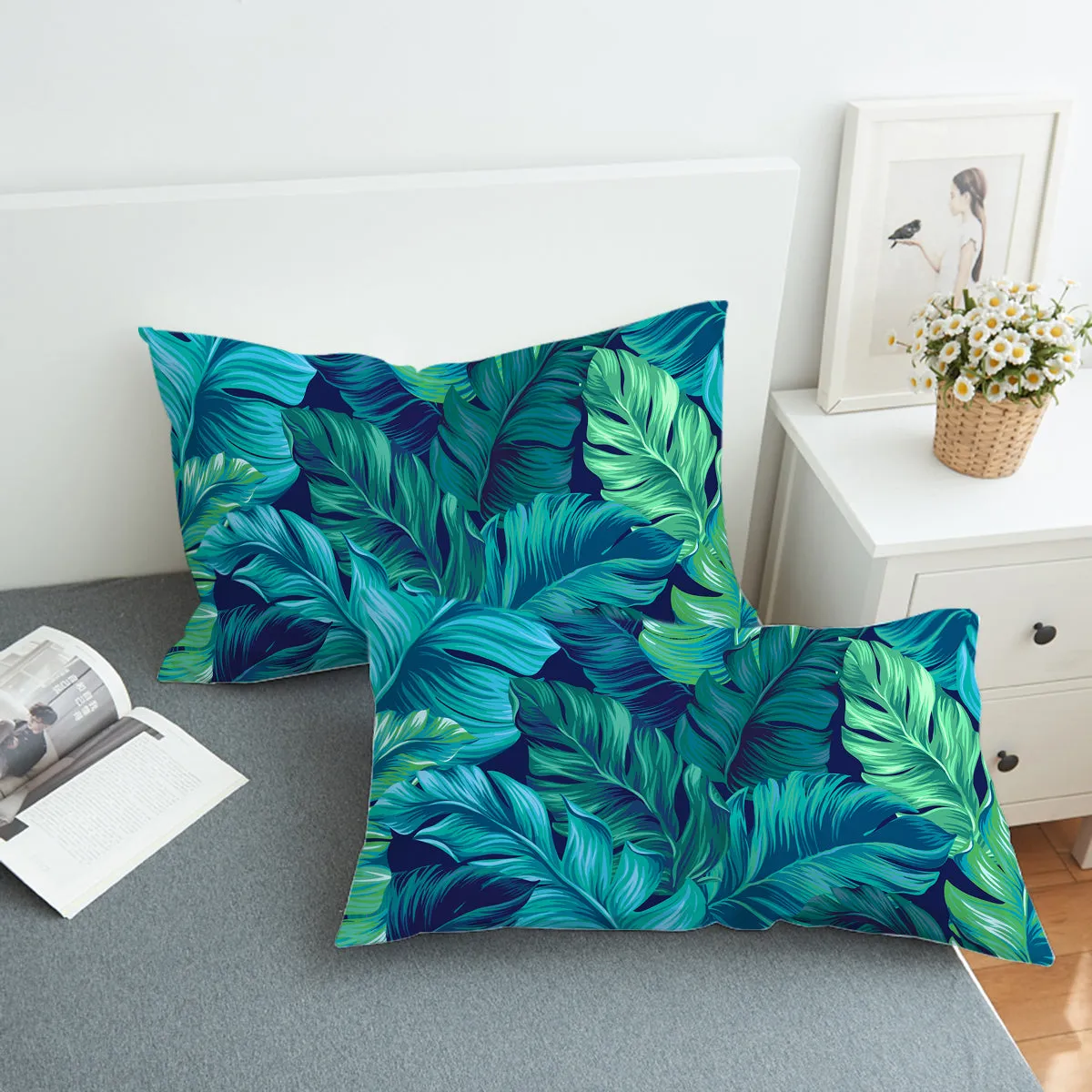 Tropical Leaves Bedding Set