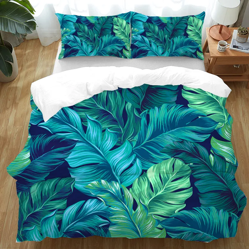 Tropical Leaves Bedding Set