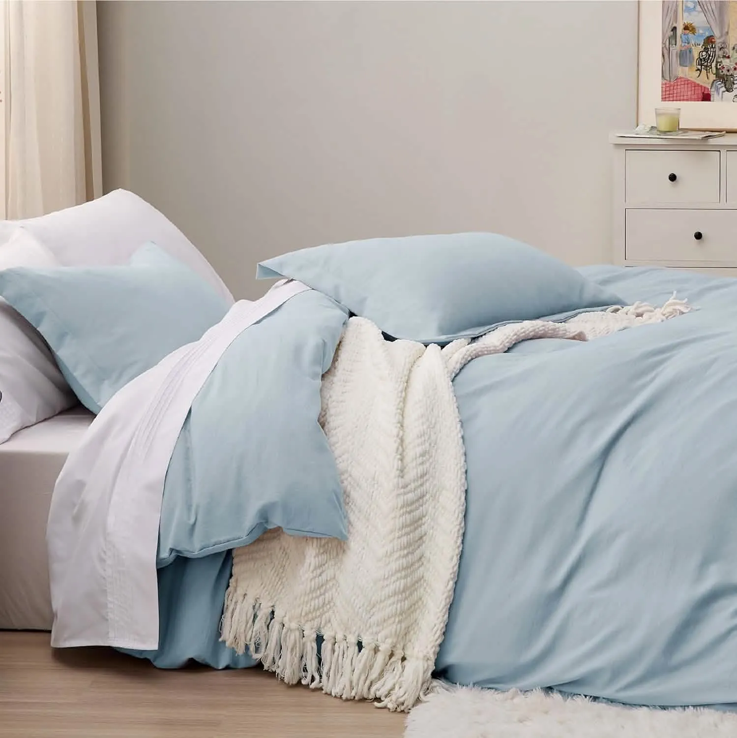 Ultra Soft Hypoallergenic Microfiber Duvet Cover Set