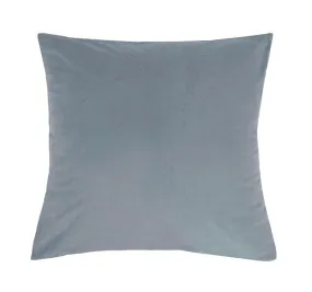 Velvet European Pillowcase Steel Blue