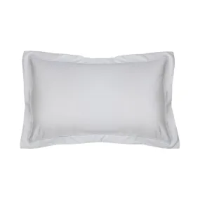 Whisper Soft 500 Thread Count Sateen Egyptian Cotton Oxford Pillowcase - Silver