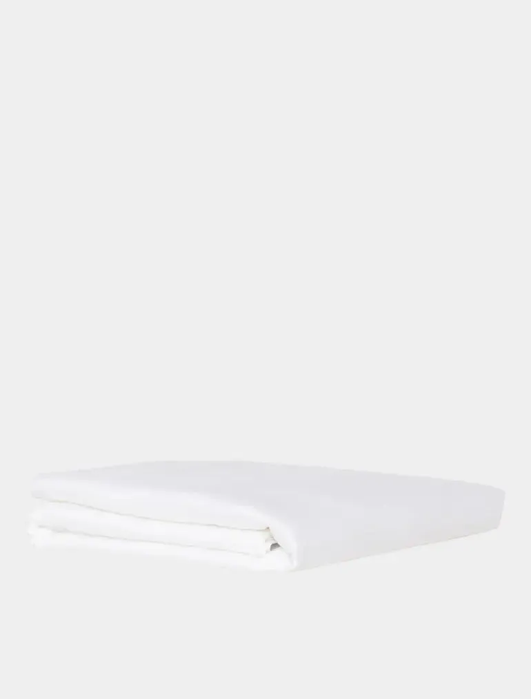 White Eucalyptus Silk Fitted Sheet