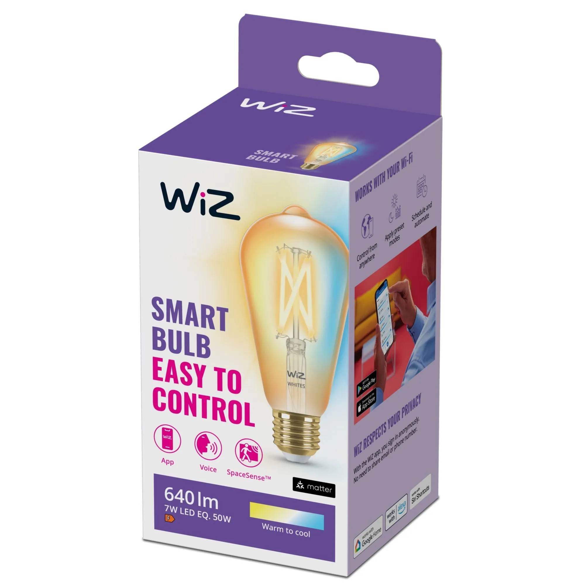 Wiz Connct C37e14 Rgb Wifi Ble