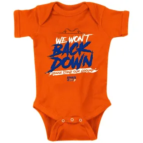 Won't back Down Baby Apparel for Florida College Fans (NB-7T)