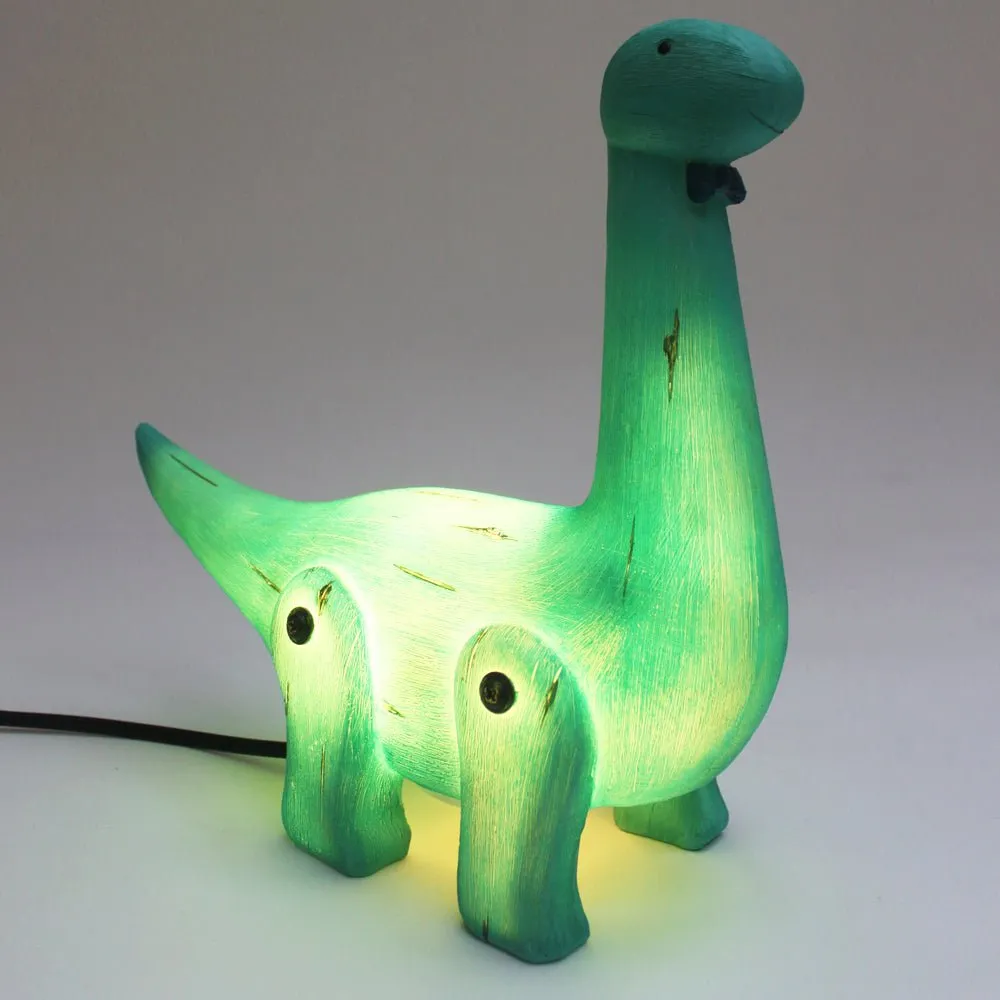 Wood Effect Cute Diplodocus Light