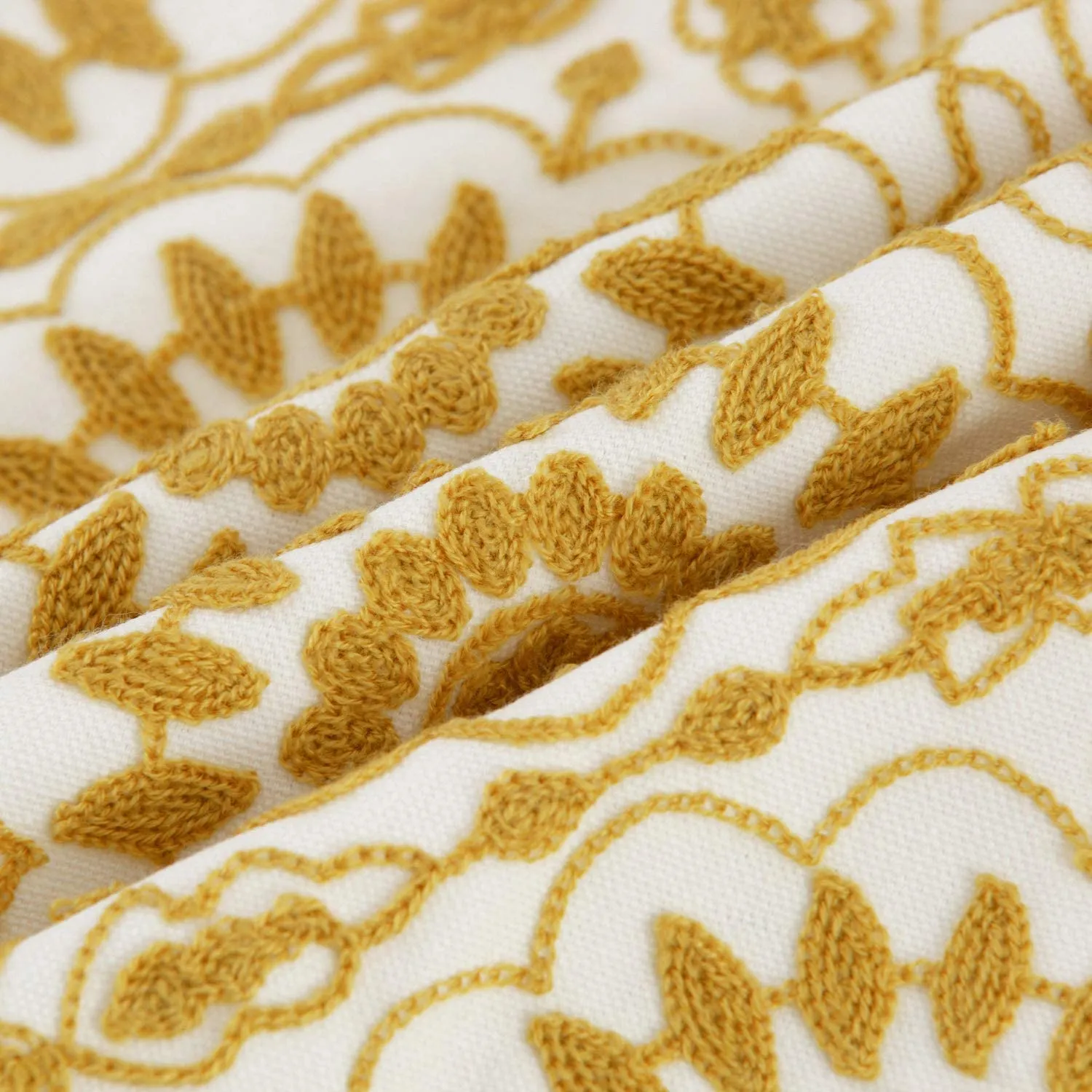 Yellow Floral Pillow